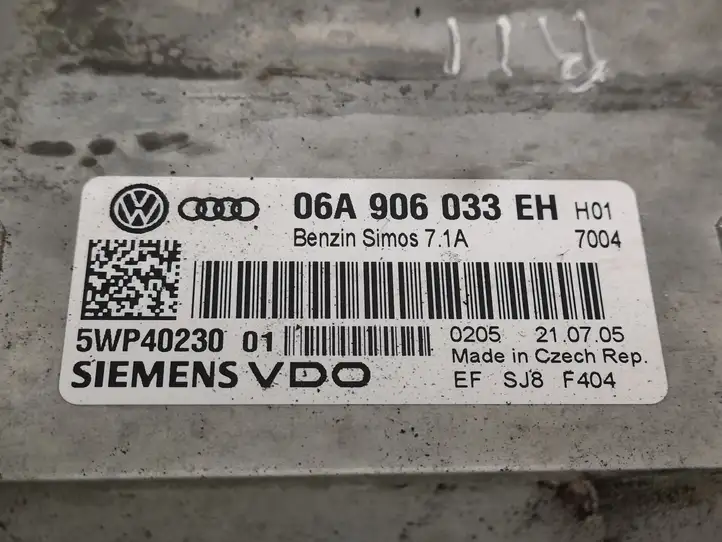 Audi A3/S3 8P (2004 - 2008) 06A906033EH Блок управления двигателем (ЭБУ) — фото 3