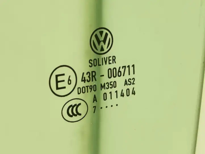 Volkswagen PASSAT B6 (2005 - 2010) Стекло задней двери — фото 2