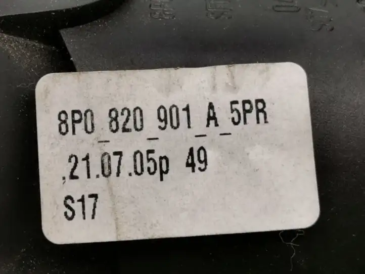 Audi A3/S3 8P (2004 - 2008) 8P0820901A5PR Боковой воздушный дефлектор — фото 5