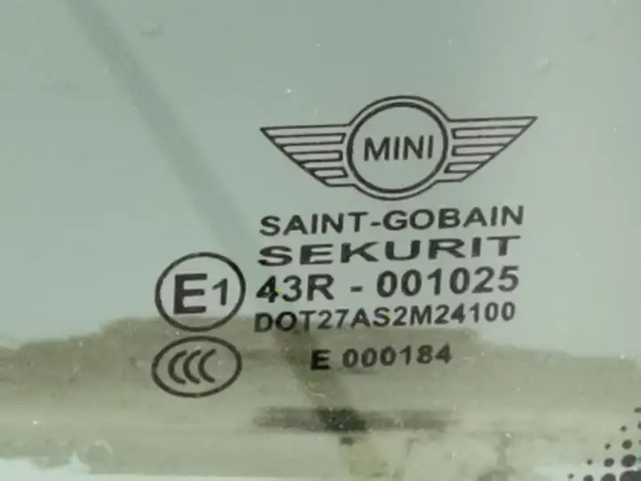 Mini One Cooper R50-53 (2000 - 2012) Заднее боковое стекло — фото 2