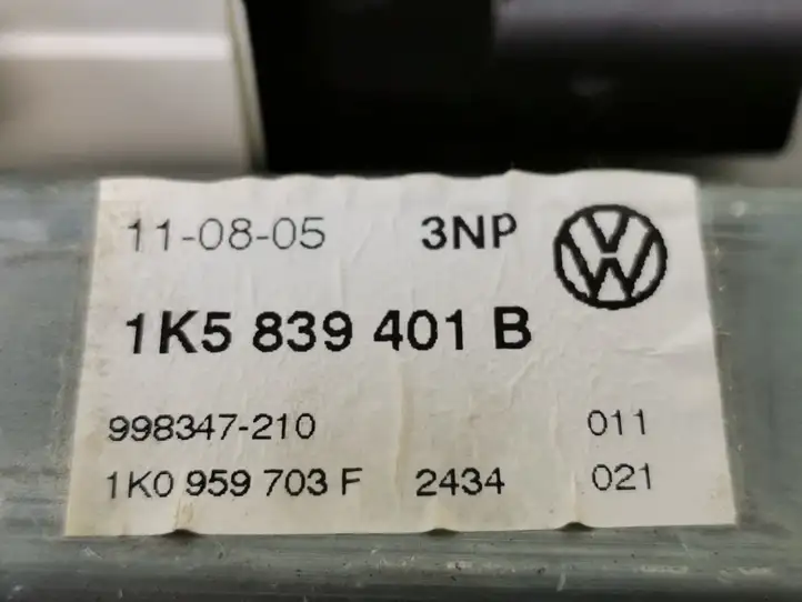 Volkswagen Jetta V (2005 - 2010) 1K4839461 Электростеклоподъемник передний (комплект) — фото 9