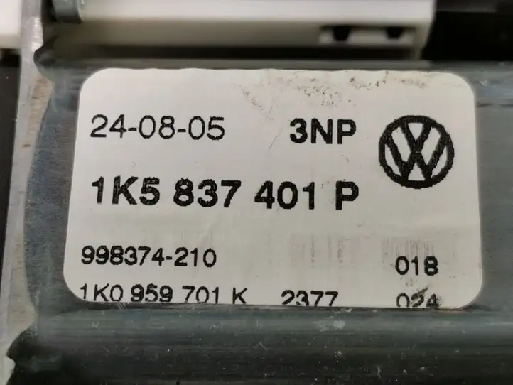 Volkswagen Jetta V (2005 - 2010) 1K5837401P Электростеклоподъемник передний (комплект) — фото 9