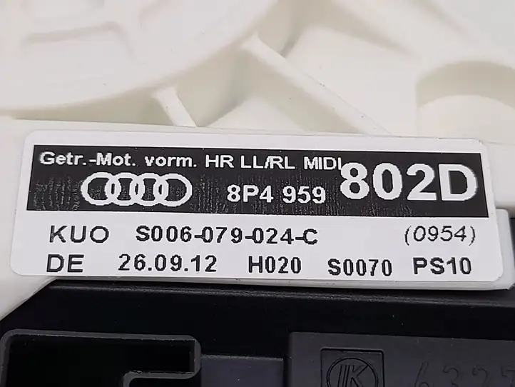 Audi A3/S3 8P (2004 - 2008) 8P4959802D Стеклоподъемник задней двери — фото 2