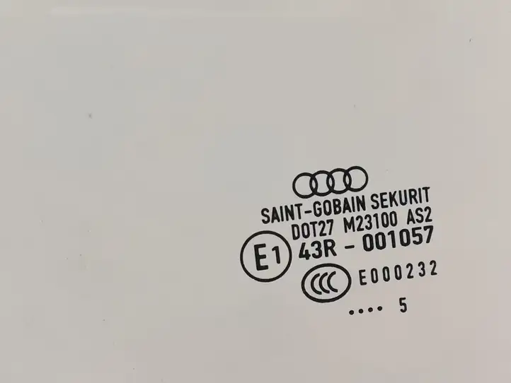 Audi A3/S3 8P (2004 - 2008) Стекло задней двери — фото 2