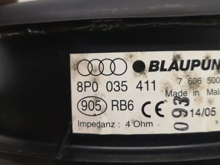 Audi A3/S3 8P (2004 - 2008) 8P0035411 Динамики передних дверей — фото 4