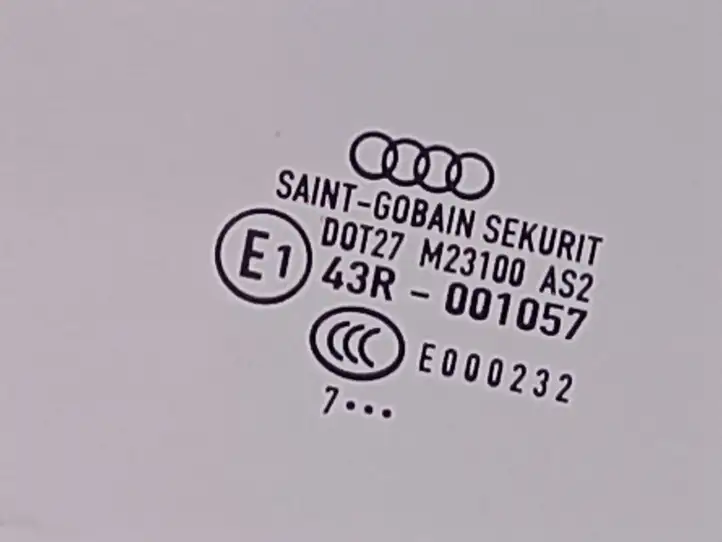 Audi A3/S3 8P (2004 - 2008) Стекло задней двери — фото 2