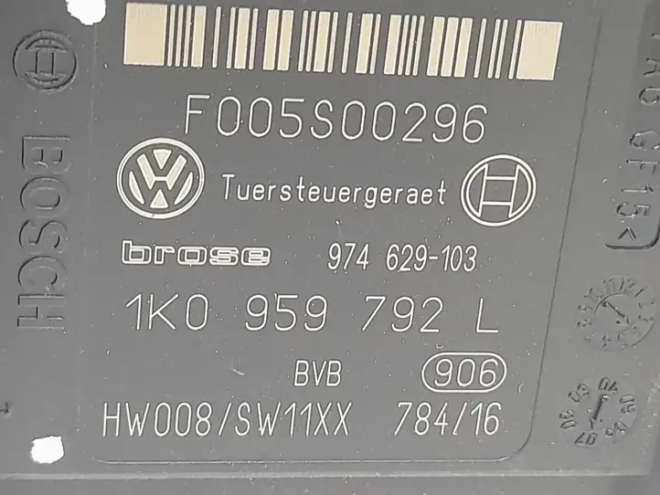 Volkswagen PASSAT B6 (2005 - 2010) 1K0959792L Мотор стеклоподъемника передний — фото 5