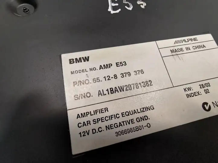 BMW X5 E53 (1999 - 2006) 65128379376 Усилитель звука — фото 4