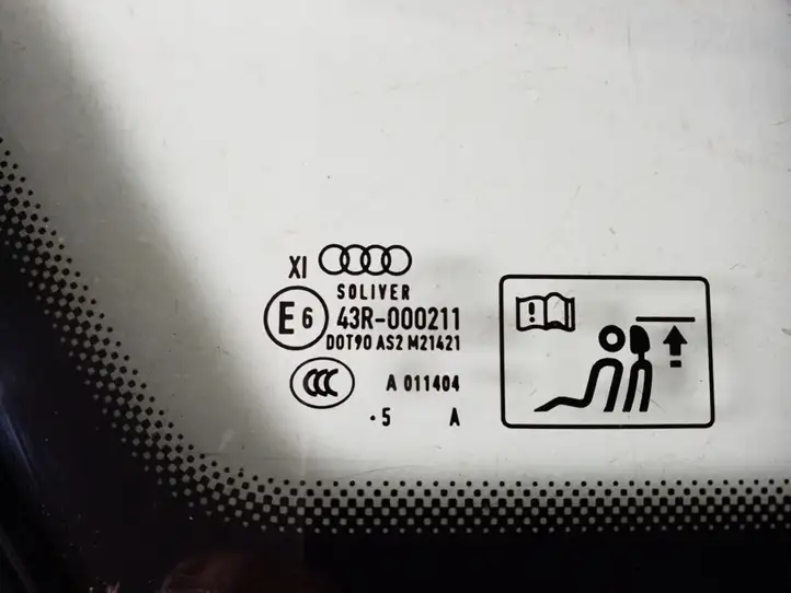 Audi A8 S8 D4 4H (2013 - 2017) 4H4845299M Заднее боковое стекло — фото 3