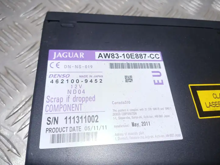 Jaguar XF X250 (2007 - 2015) AW8310E887CC CD/DVD чейнджер — фото 4
