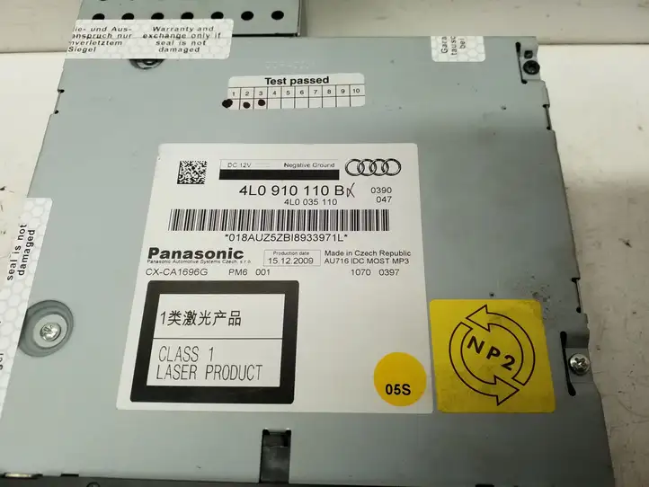 Audi Q7 4L (2005 - 2009) 4L0910110B CD/DVD чейнджер — фото 8