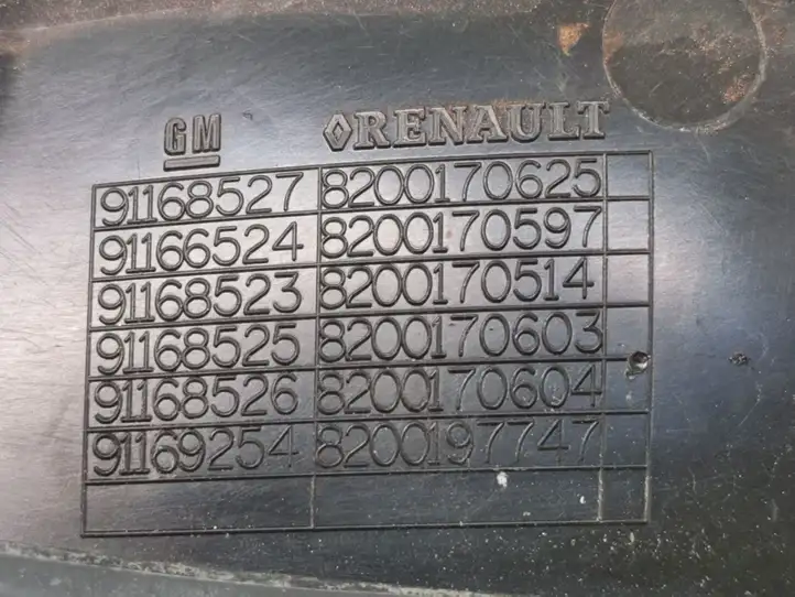 Renault Trafic II (X83) (2002 - 2014) 8200006257 Наружная ручка раздвижной двери — фото 8