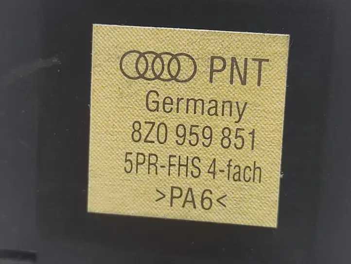Audi A4 S4 B7 8E 8H (2004 - 2009) 8Z0959851 Блок кнопок стеклоподъемников — фото 4