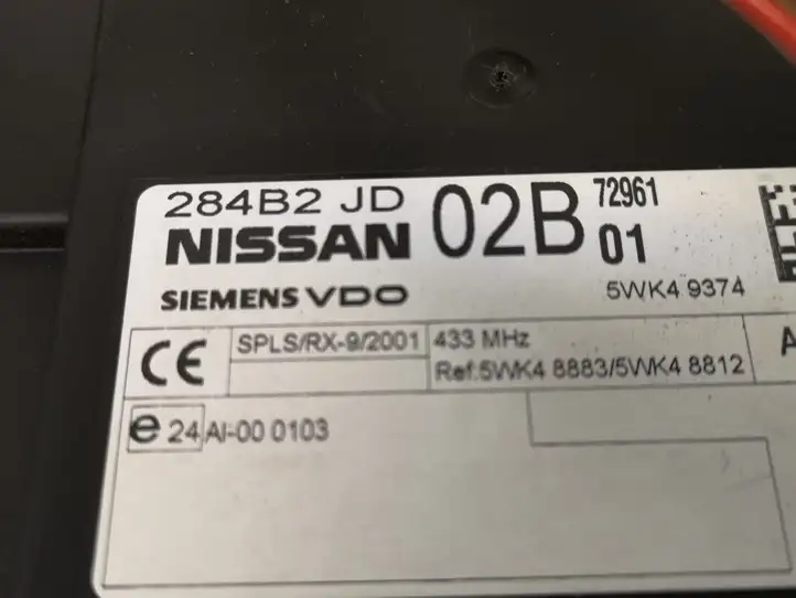 Nissan Qashqai (2006 - 2010) 284B2JD02B Модуль комфорта — фото 1
