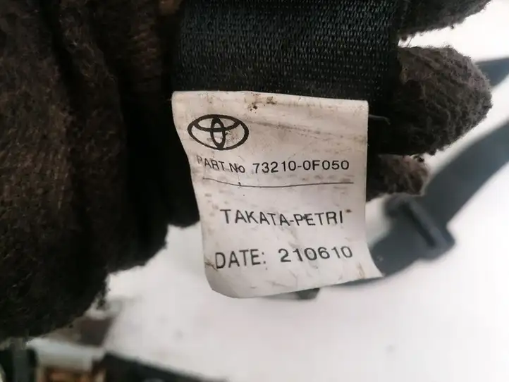 Toyota Verso (2009 - 2012) 732100F050 Передний ремень безопасности — фото 3