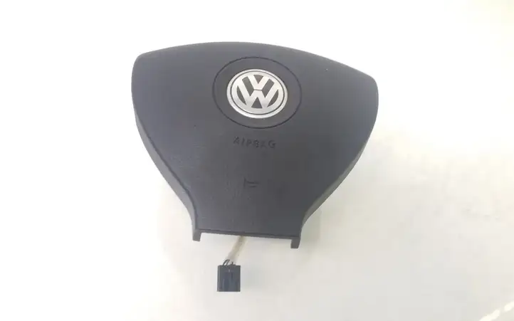 Volkswagen Touran I (2003 - 2010) 1K0880201AQ Подушка безопасности руля — фото 1
