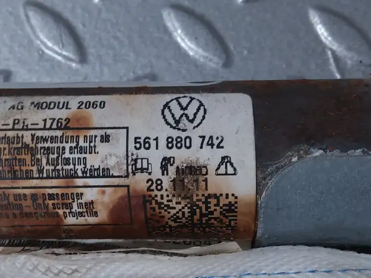 Volkswagen PASSAT B7 USA (2012 - 2016) 561880742 Боковая подушка безопасности шторка — фото 2