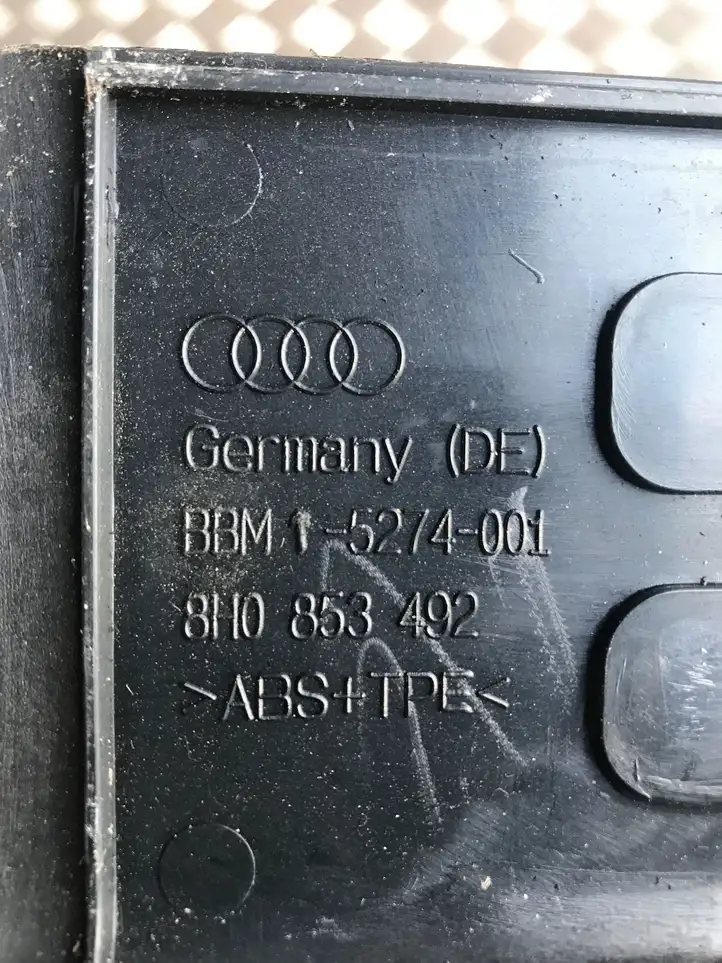 Audi A4 S4 B7 8E 8H (2004 - 2009) 8H0853492 Внутренняя отделка переднего порога — фото 2
