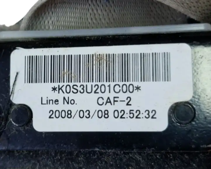 Honda Accord (2008 - 2016) K0S3U201C00 Передний ремень безопасности — фото 6