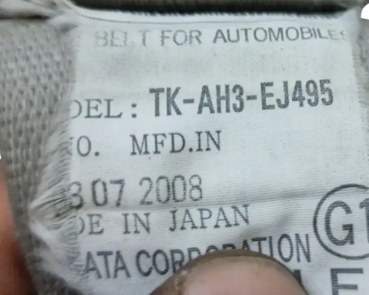 Honda Accord (2008 - 2016) K0S3U201C00 Передний ремень безопасности — фото 7