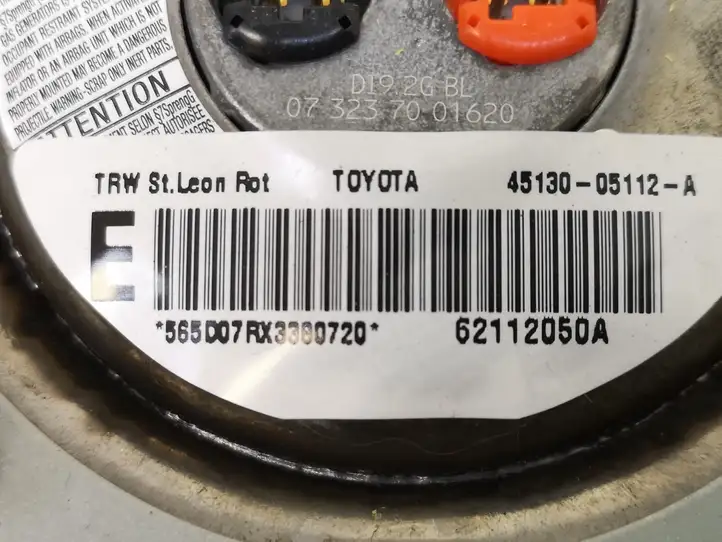 Toyota Avensis T250 (2006 - 2009) 4513005112A Подушка безопасности руля — фото 4