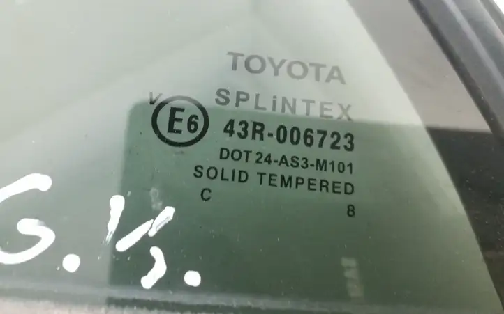 Toyota Avensis T250 (2006 - 2009) 43R006723 Форточка двери — фото 3