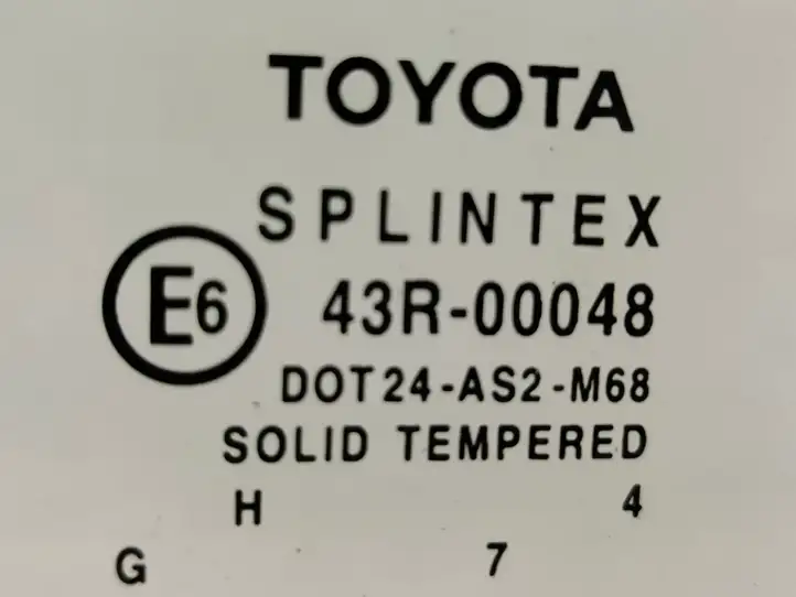 Toyota Avensis T250 (2003 - 2006) Стекло задней двери — фото 2