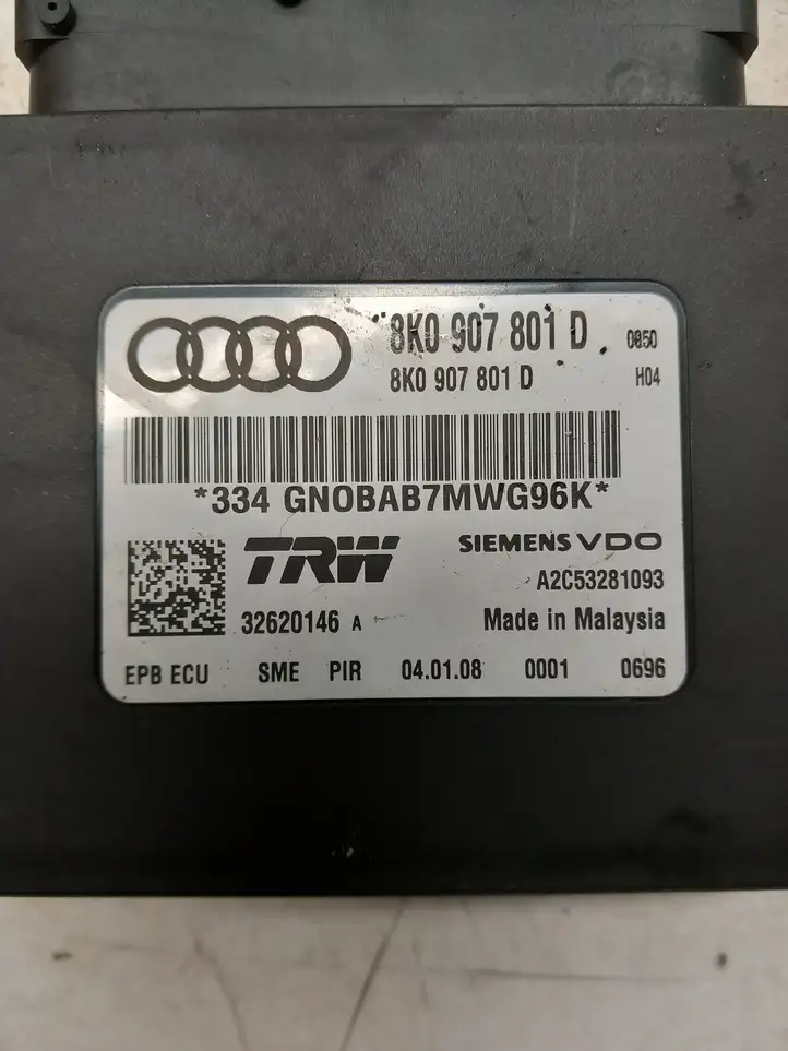 Audi A5 8T 8F (2007 - 2011) 8K0907801D Блок управления стояночным тормозом — фото 2