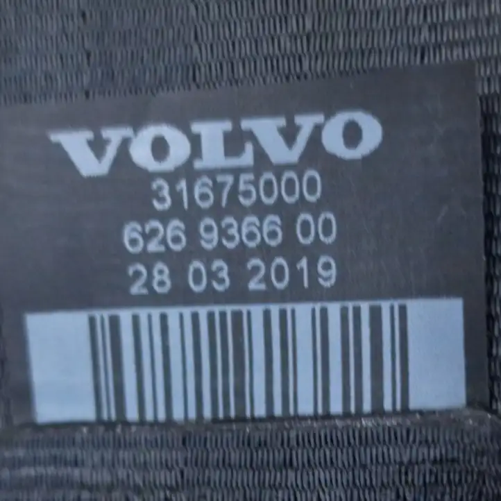Volvo XC90 (2014 - 2019) 31675000 Центральный ремень безопасности — фото 8