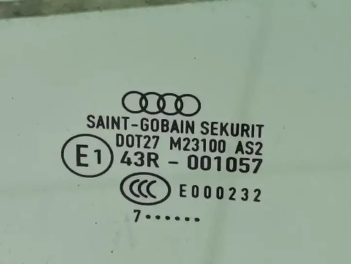 Audi A3/S3 8P (2004 - 2008) Стекло задней двери — фото 2