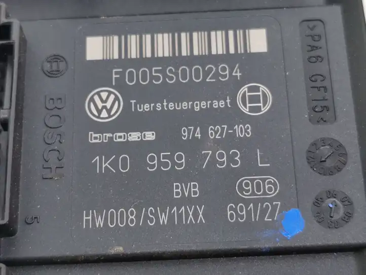 Volkswagen PASSAT B6 (2005 - 2010) 1K0959793L Мотор стеклоподъемника передний — фото 5