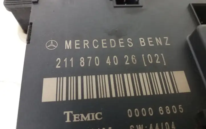 Mercedes-Benz E W211 (2002 - 2009) 2118704026 Блок управления дверью — фото 4