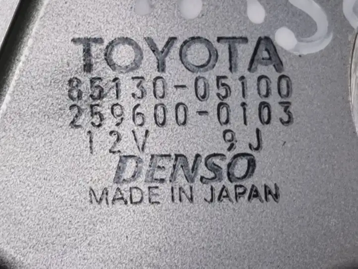 Toyota Avensis T250 (2006 - 2009) 8513005100 Двигатель стеклоочистителя заднего стекла — фото 3