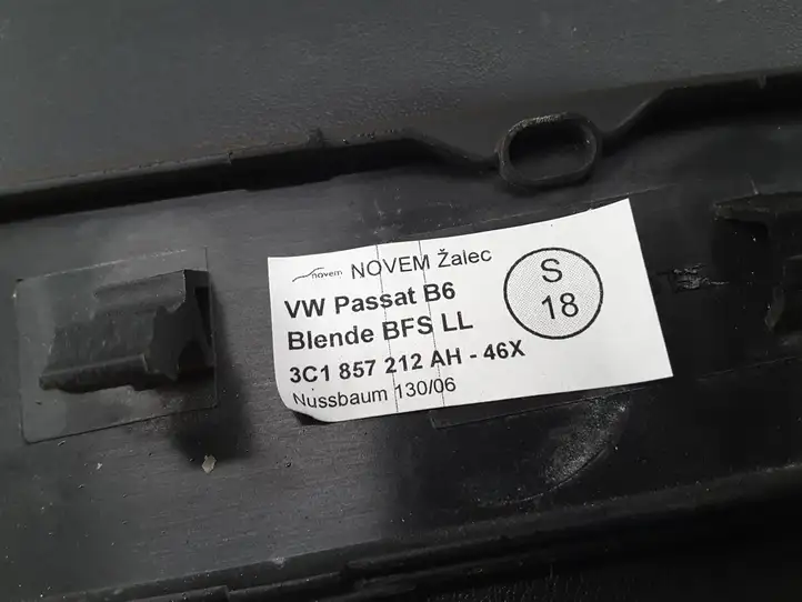 Volkswagen PASSAT CC (2008 - 2012) 3C8858366R Декоративная отделка — фото 13