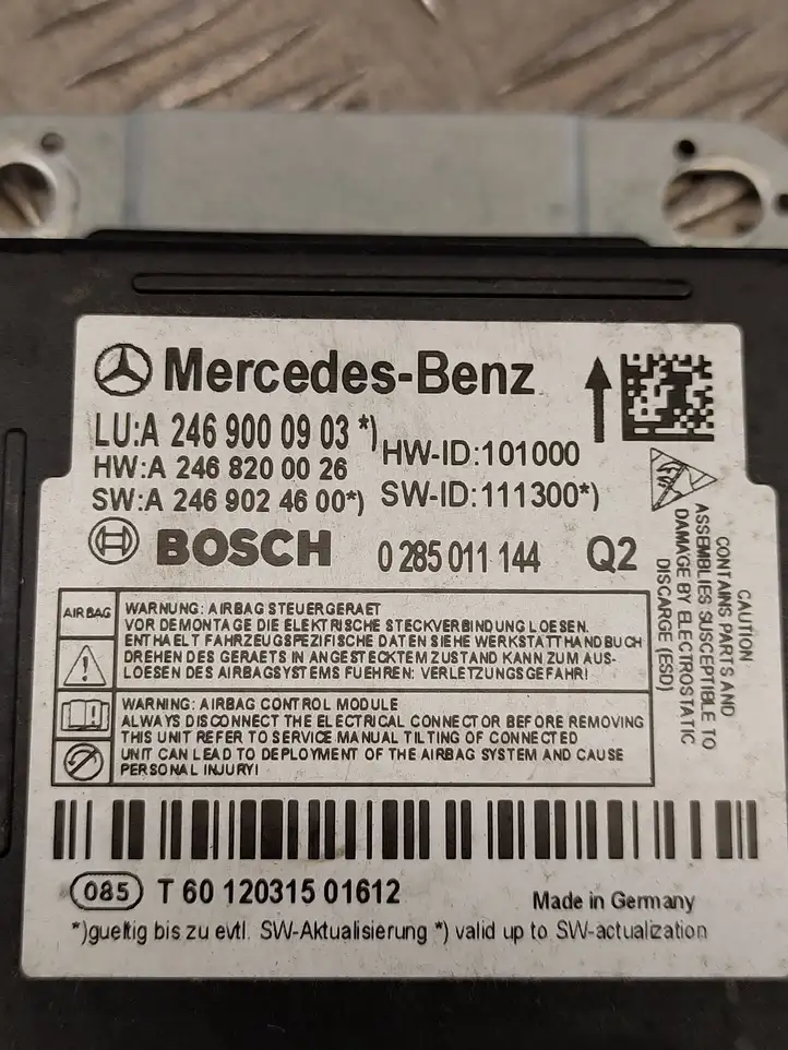 Mercedes-Benz B-class W246 (2011 - 2014) A2468200026 Блок управления SRS — фото 2