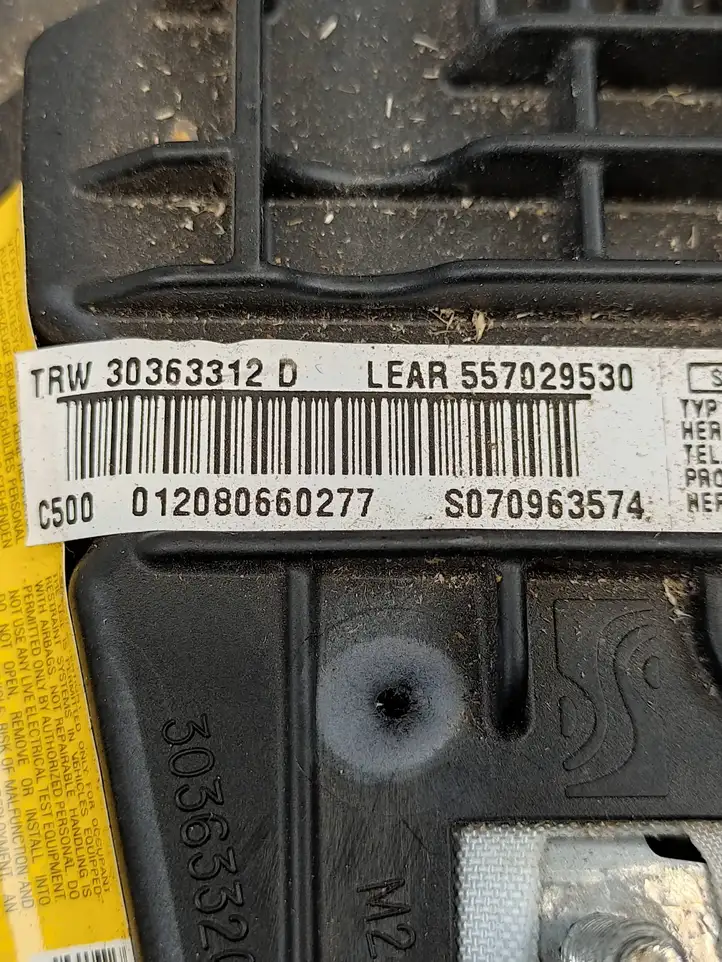 Fiat Punto (199) (2005 - 2018) 30363312 Подушка безопасности сиденья — фото 4