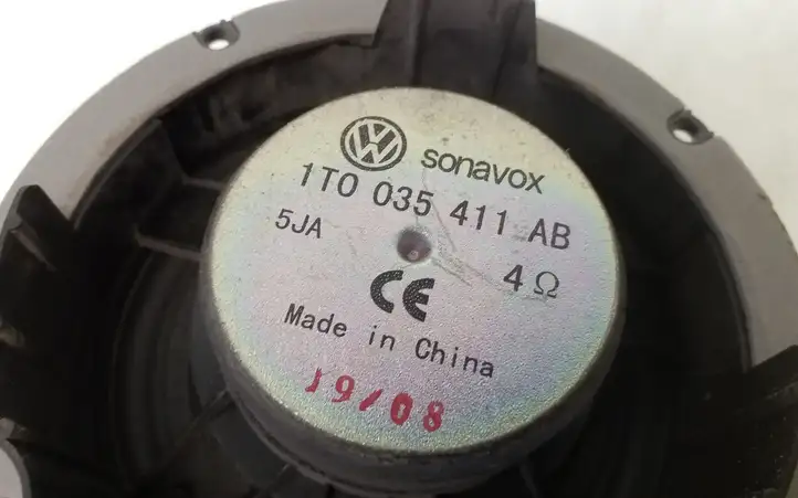 Volkswagen Touran I (2003 - 2010) 1T0035411AB Динамики задних дверей — фото 3