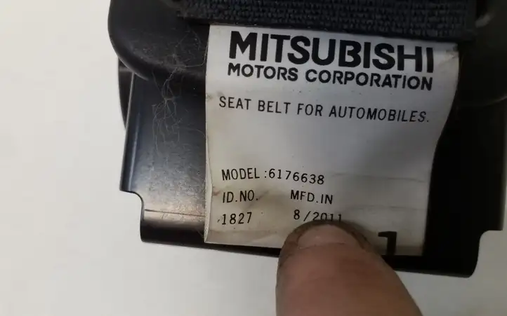 Mitsubishi ASX (2010 - 2016) 617821700 Задний ремень безопасности — фото 7