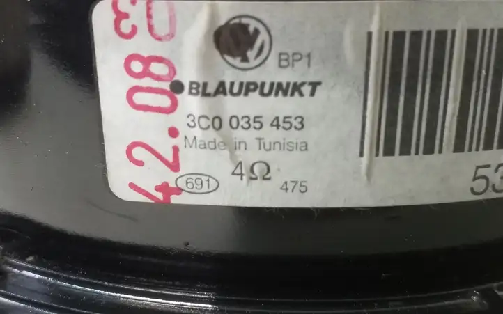 Volkswagen PASSAT B6 (2005 - 2010) 3C0035453 Динамики задних дверей — фото 4