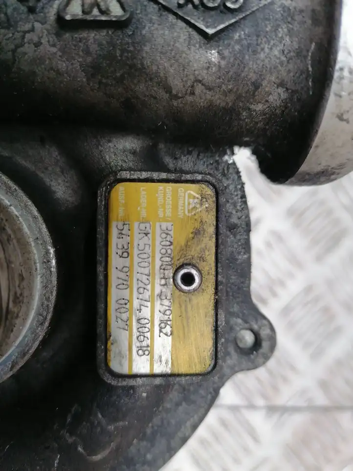 Renault Megane II (2002 - 2005) 54399700027 Турбина — фото 4