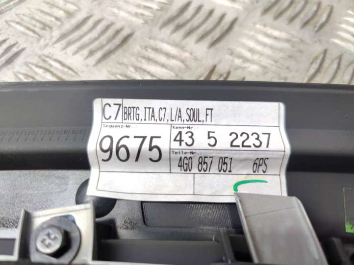 Audi A6 (2011 - 2014)  4G0857051 Отделочный щит панели (центральный)