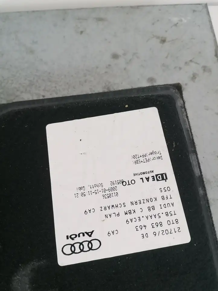 Audi A4 S4 B8 8K (2007 - 2011) 8T0863463 Коврик багажника — фото 3