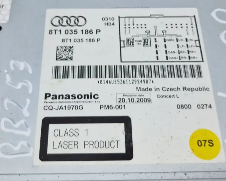 Audi A4 Allroad B8 (2009 - 2011) 8T1035186P Магнитола / мультимедийная система — фото 8