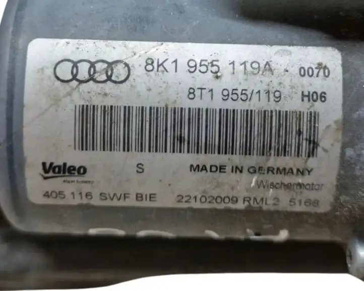 Audi A4 Allroad B8 (2009 - 2011) 8K1955119A Комплект механизма стеклоочистителей — фото 6