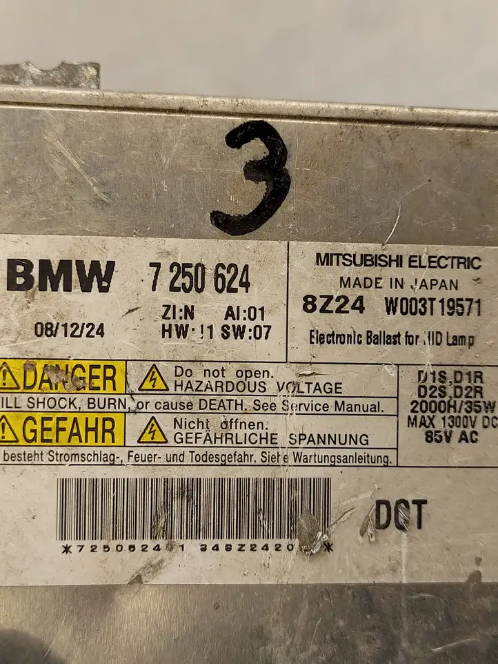 BMW 3 E90 E91 (2005 - 2012) 7250624 Блок розжига ксенона — фото 5