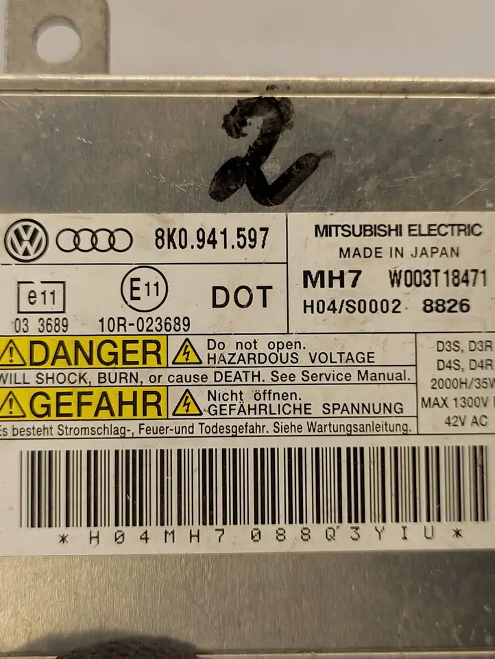 Audi A3/S3 8V (2016 - 2020) 8K0941597 Блок розжига ксенона — фото 5