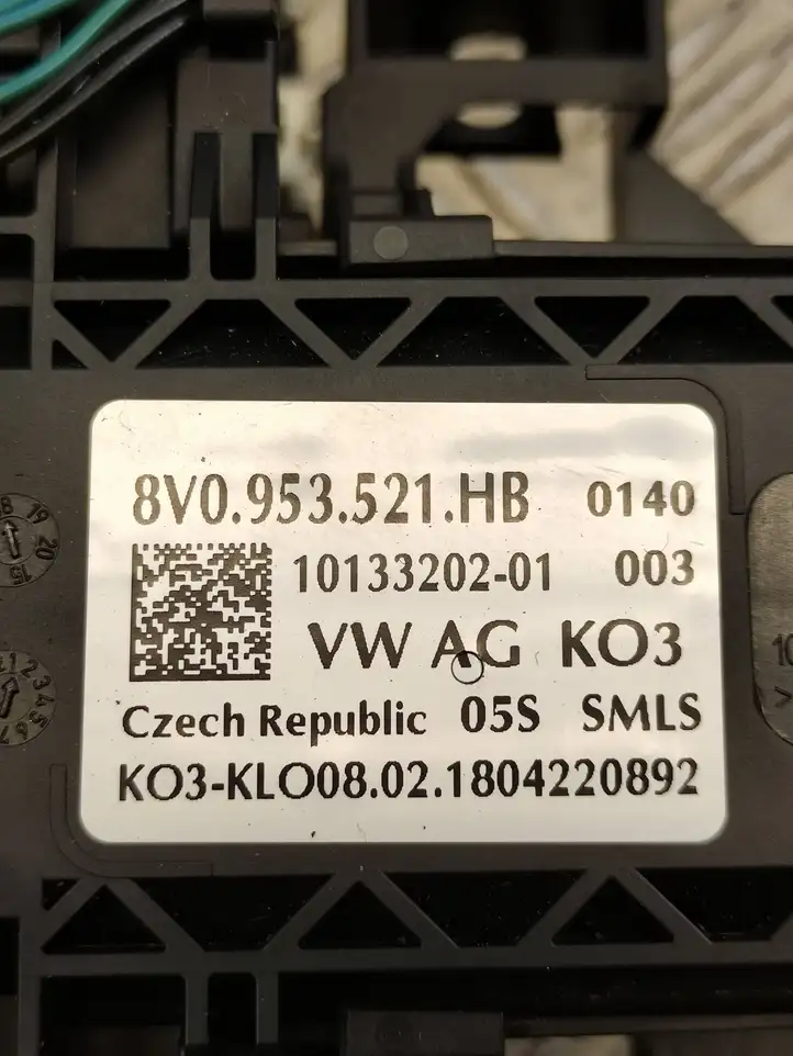 Audi A3/S3 8V (2016 - 2020) 8V0953521HB Контактное кольцо SRS — фото 2