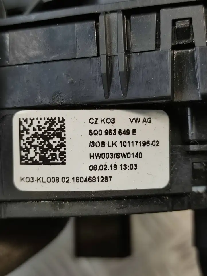 Audi A3/S3 8V (2016 - 2020) 8V0953521HB Контактное кольцо SRS — фото 5