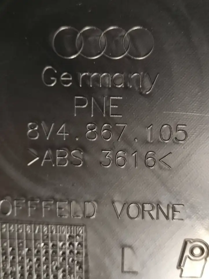 Audi A3/S3 8V (2016 - 2020) 8V4867105 Обшивка передней двери — фото 4