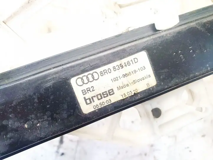 Audi Q5 SQ5 (2008 - 2012) 8r0839461d Стеклоподъемник передней двери (комплект) — фото 3